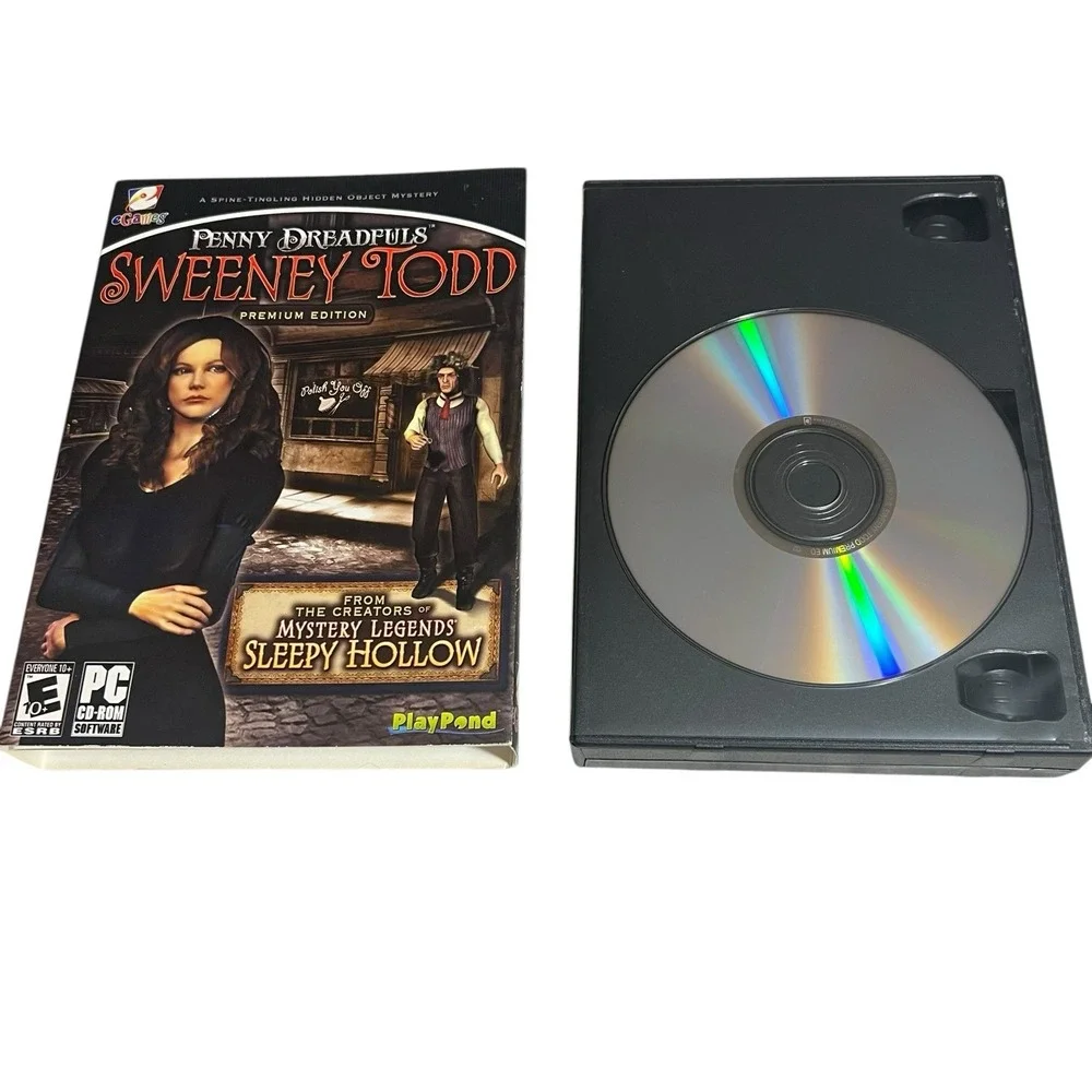 Y2k Lot Of 10 Hidden Object Mystery Adventure‎ Puzzle PC Games CD-ROM By EGames